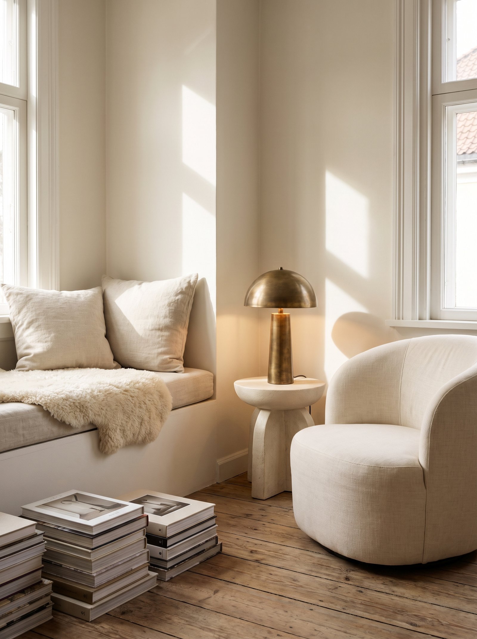 10. Add a full-height bookshelf or two