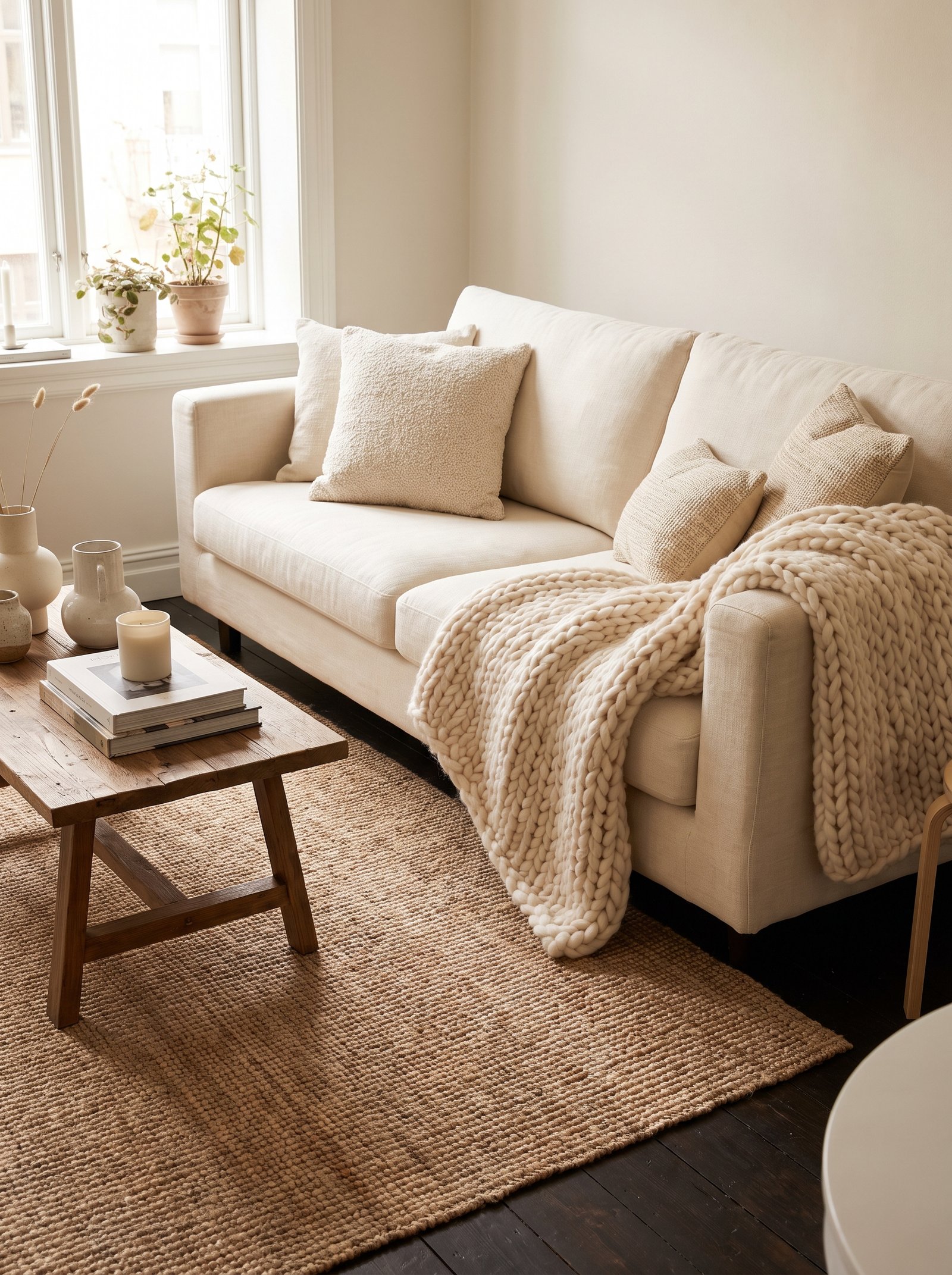 15. Symmetry calms a busy small room