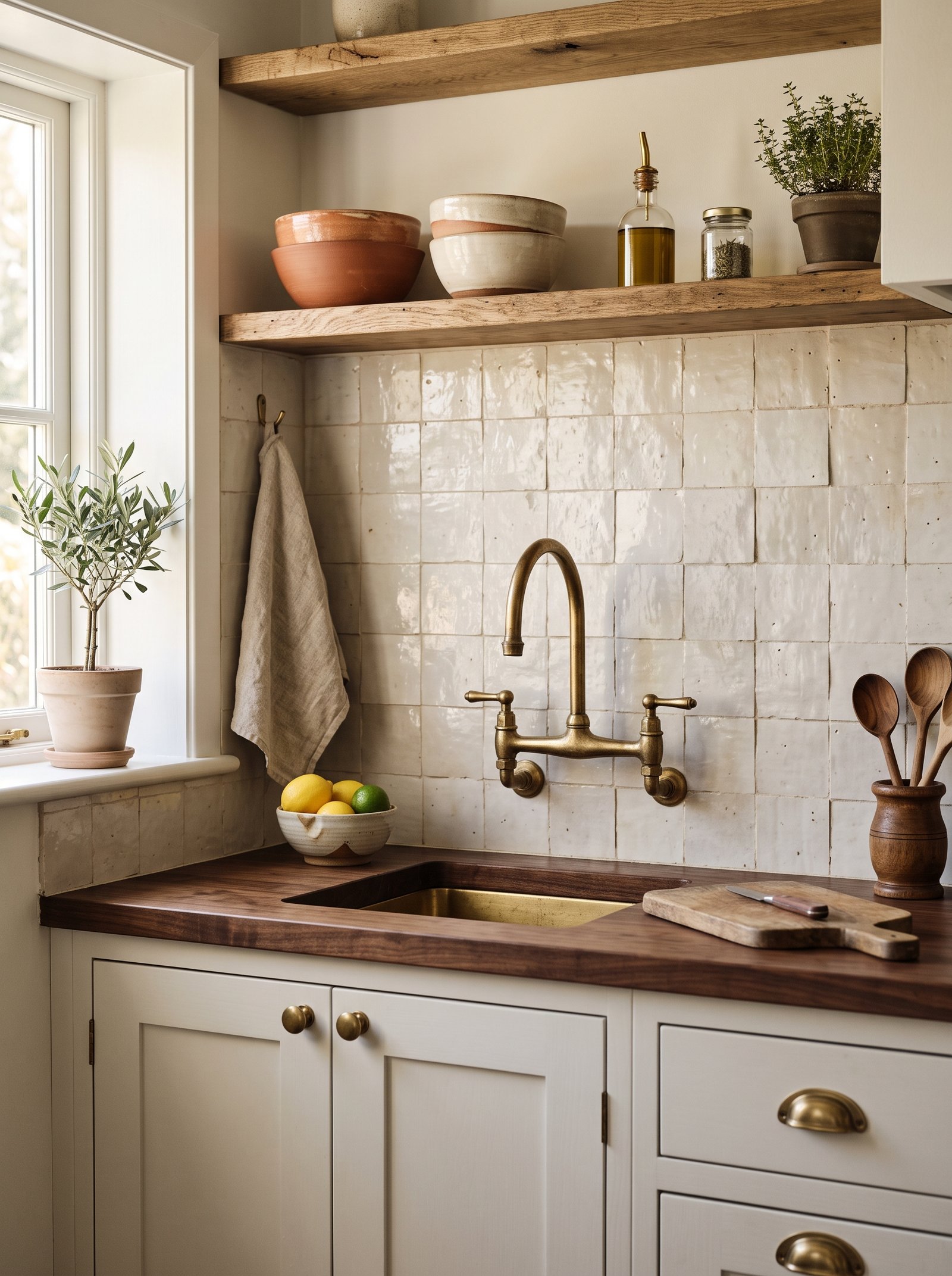 Add a zellige tile backsplash