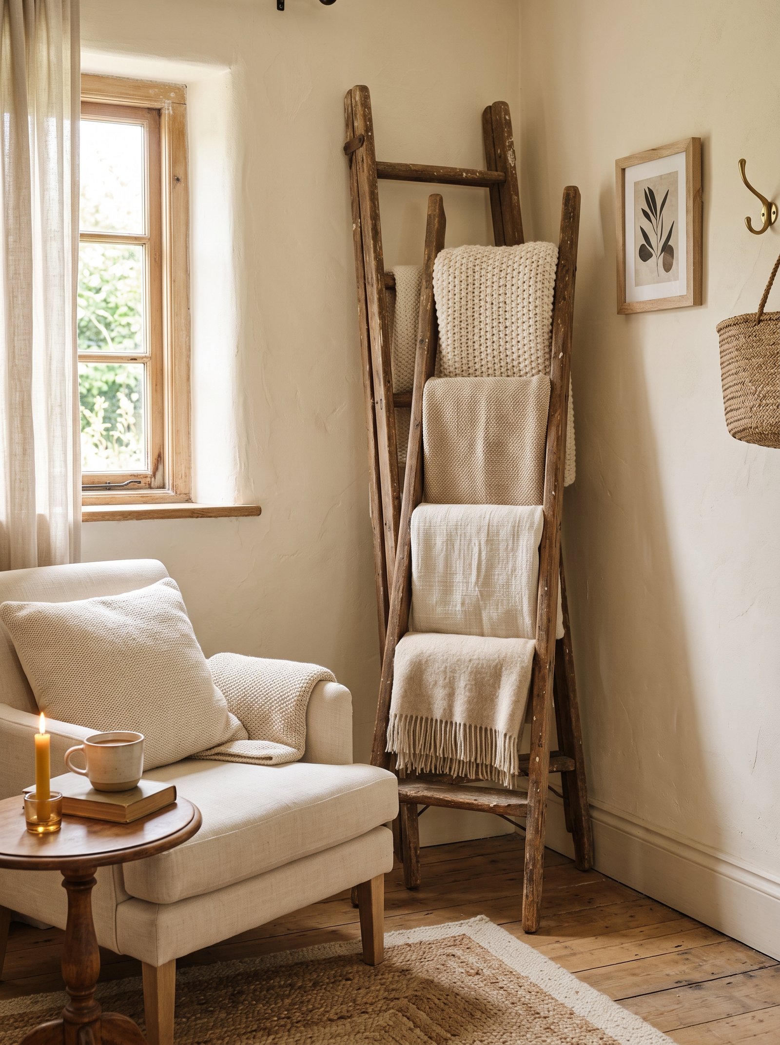 21. Introduce one vintage piece for warmth