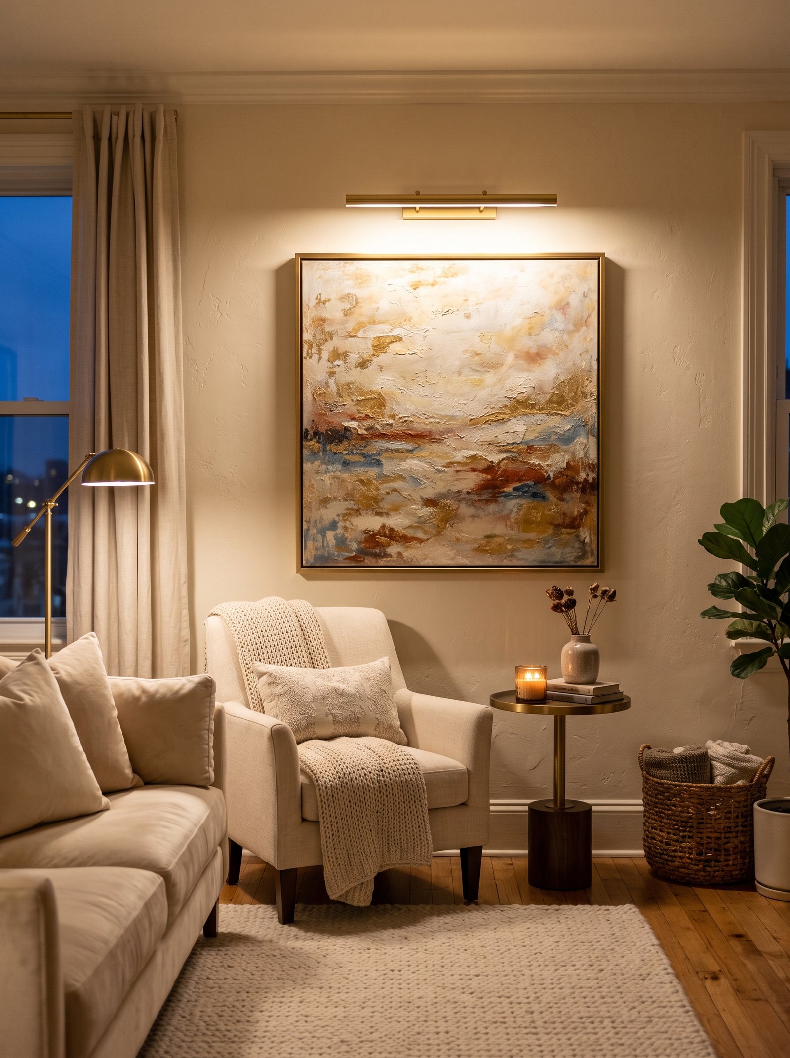 22. Choose two matching accent chairs instead of one big one