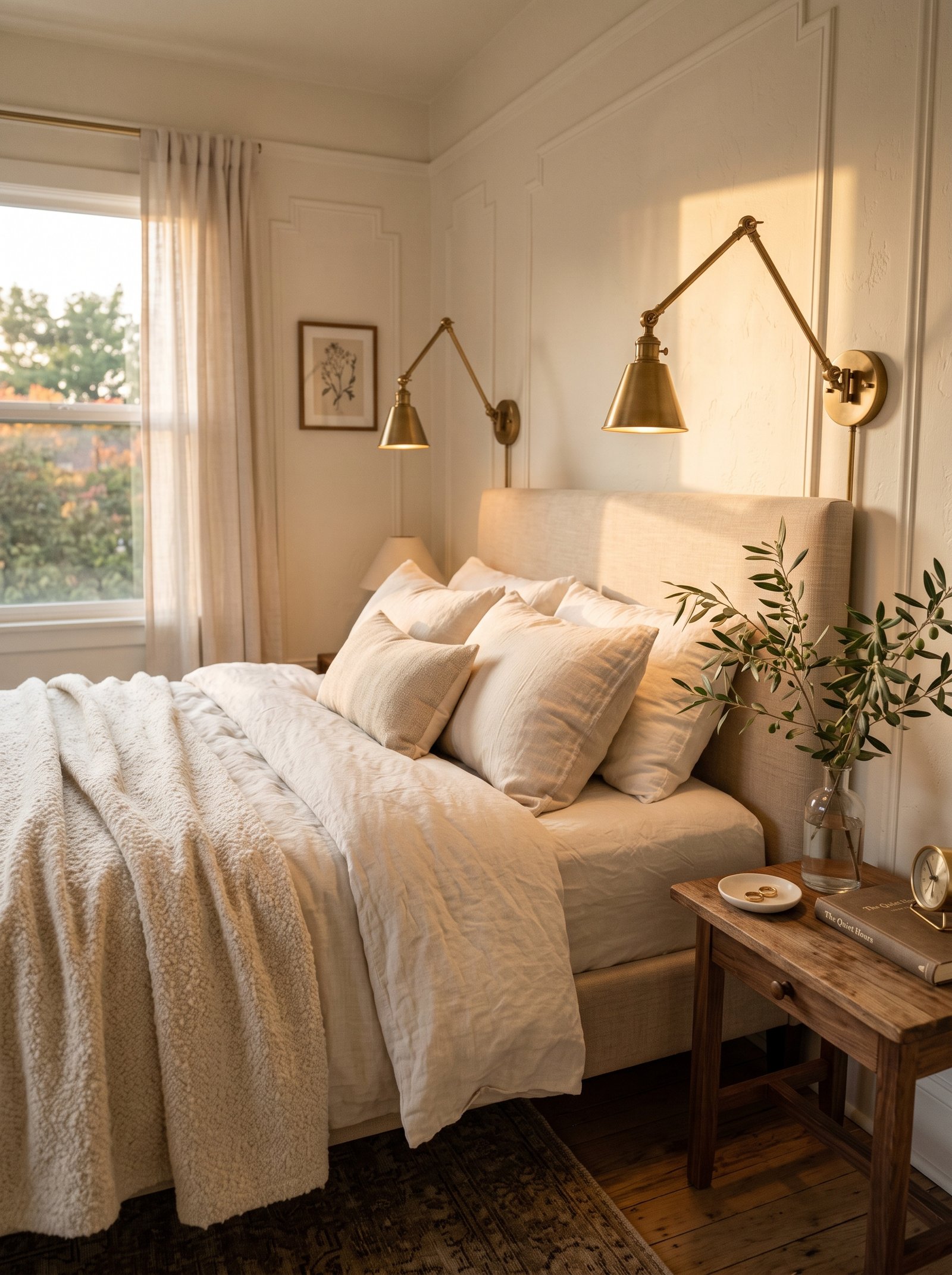 Put it all together — the hotel-style small bedroom