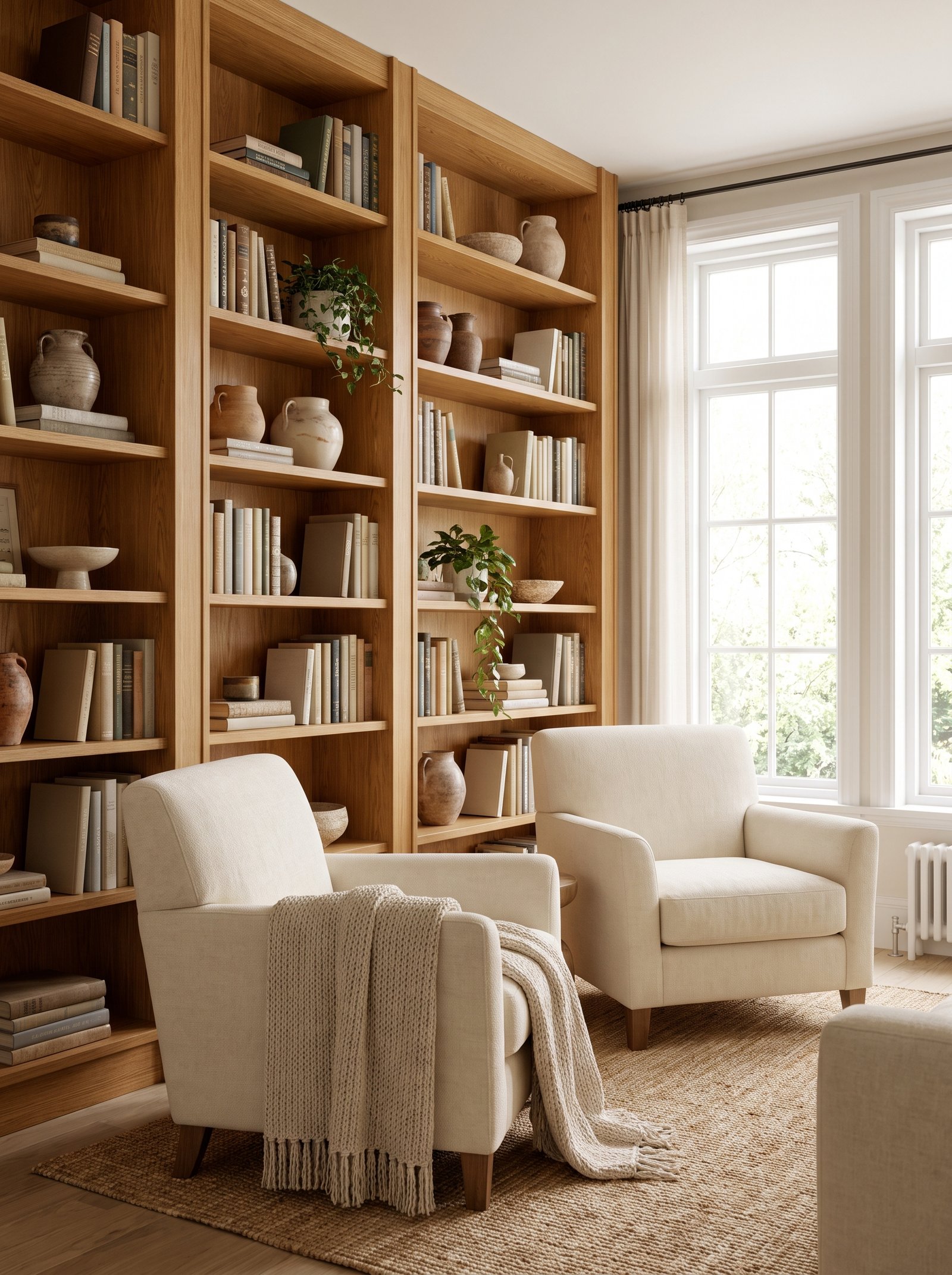 4. Choose one big rug that goes almost wall to wall