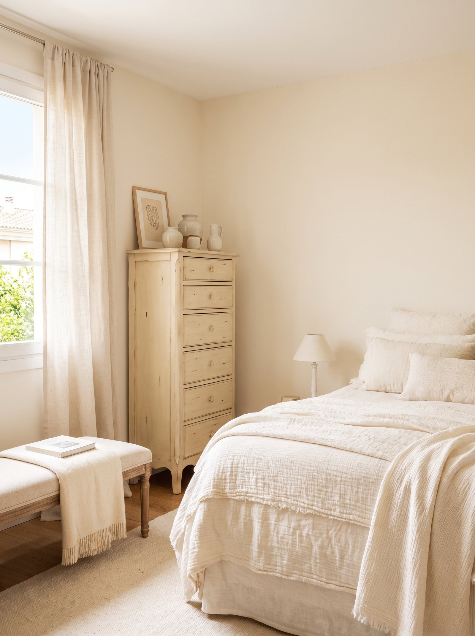 Choose a tall slim dresser instead of a wide one