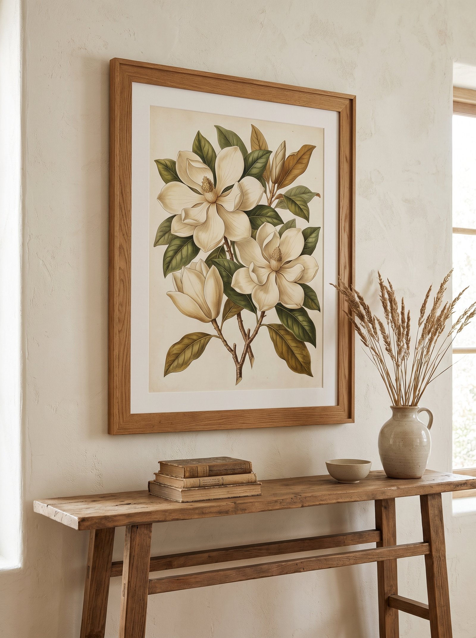Add art or a photo above the console