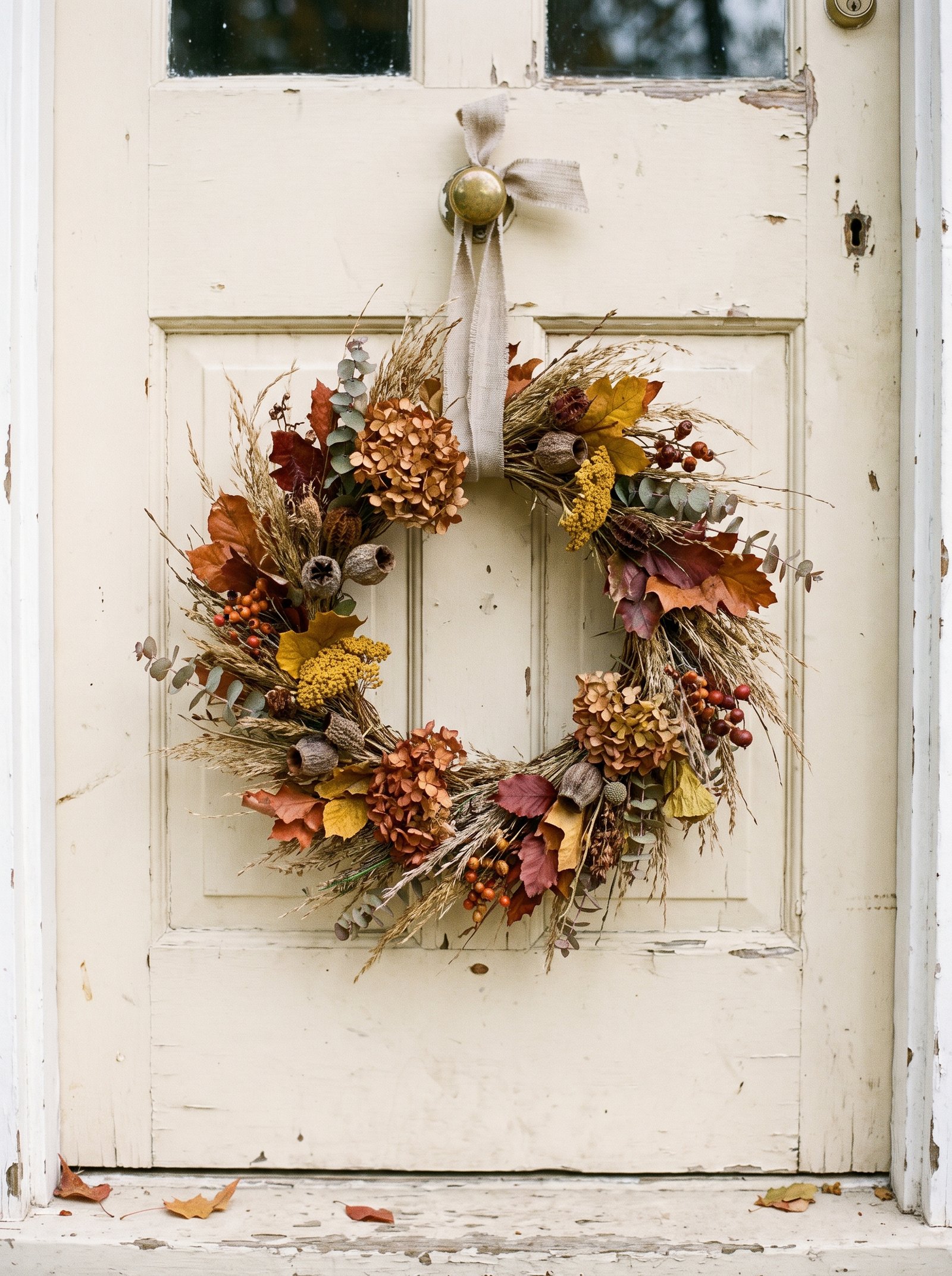 Add a seasonal wreath (but not the same one all year)