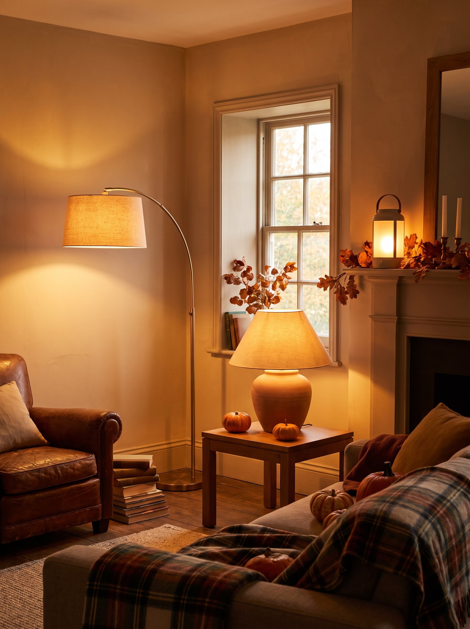 Add warm ambient lighting