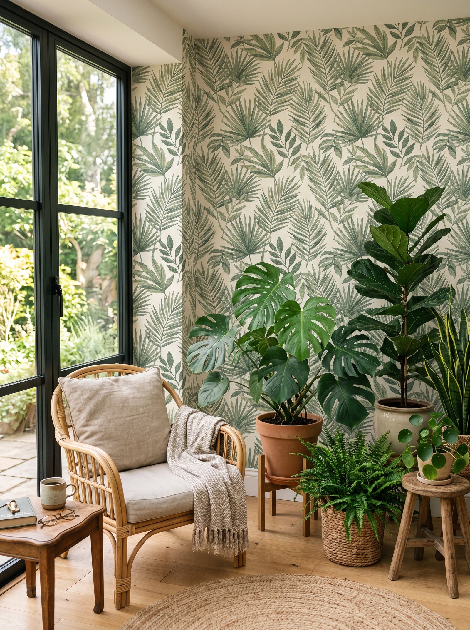 Palm print for the sunroom or plant corner