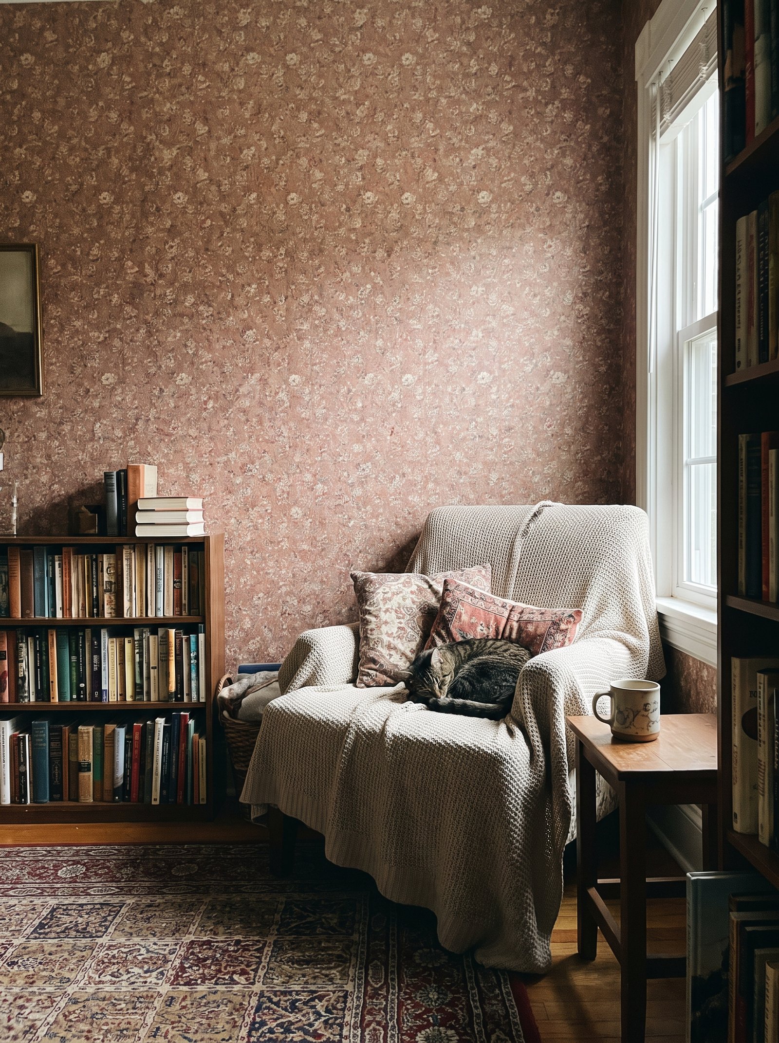 Small floral for the reading nook