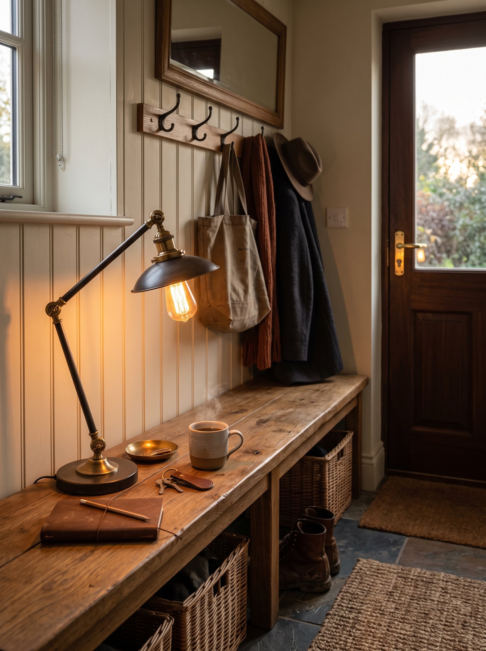 Add task lighting for early mornings