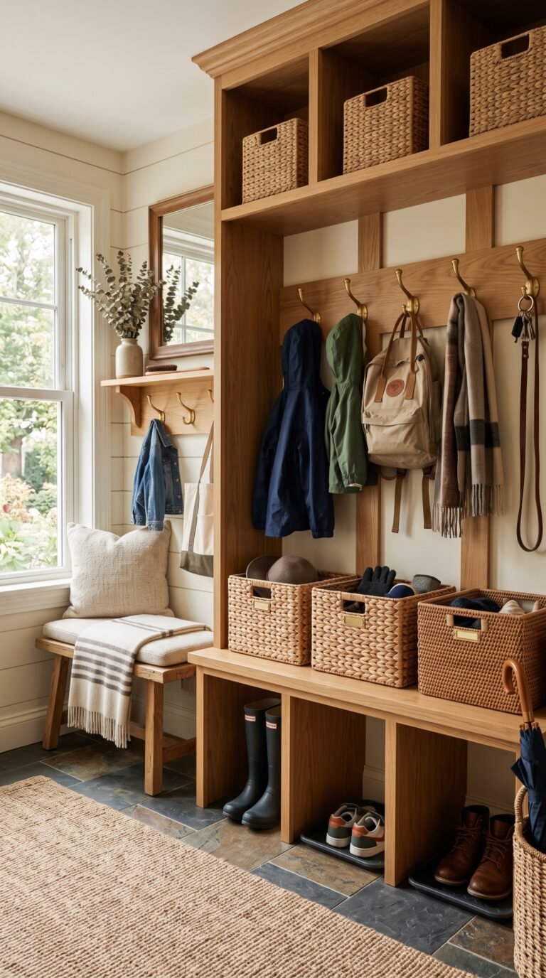 15 Mudroom Ideas That Handle Real Family Chaos