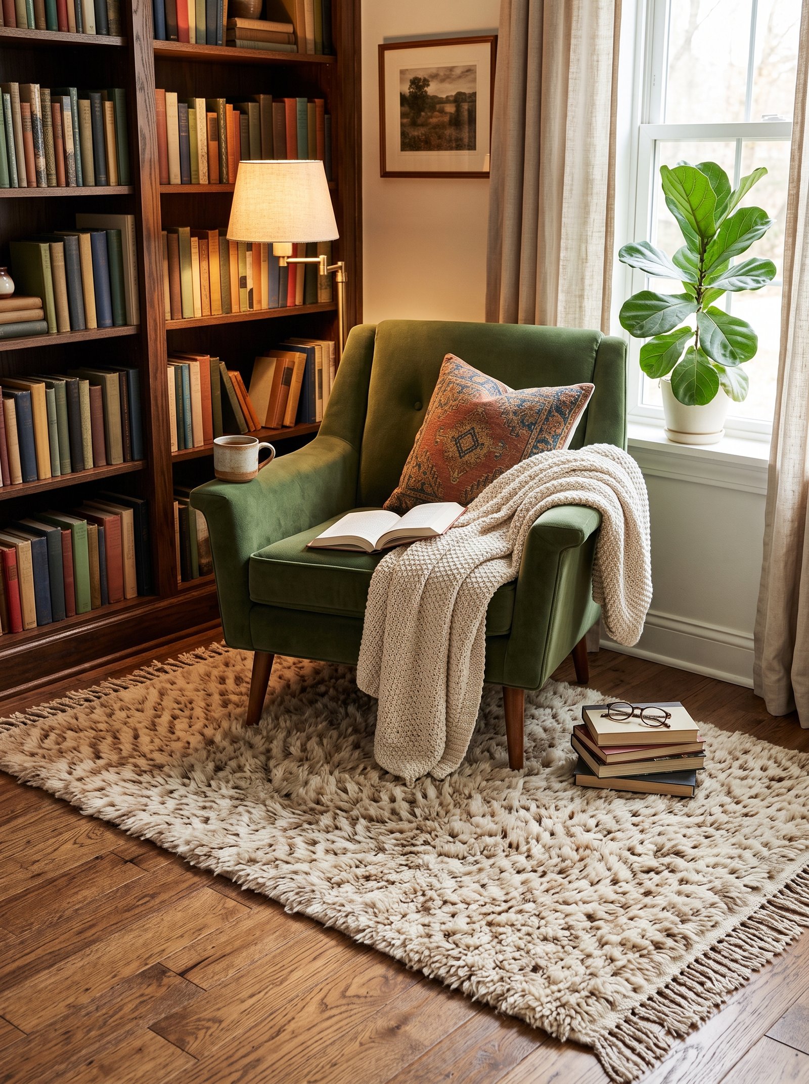 Add a soft rug underfoot