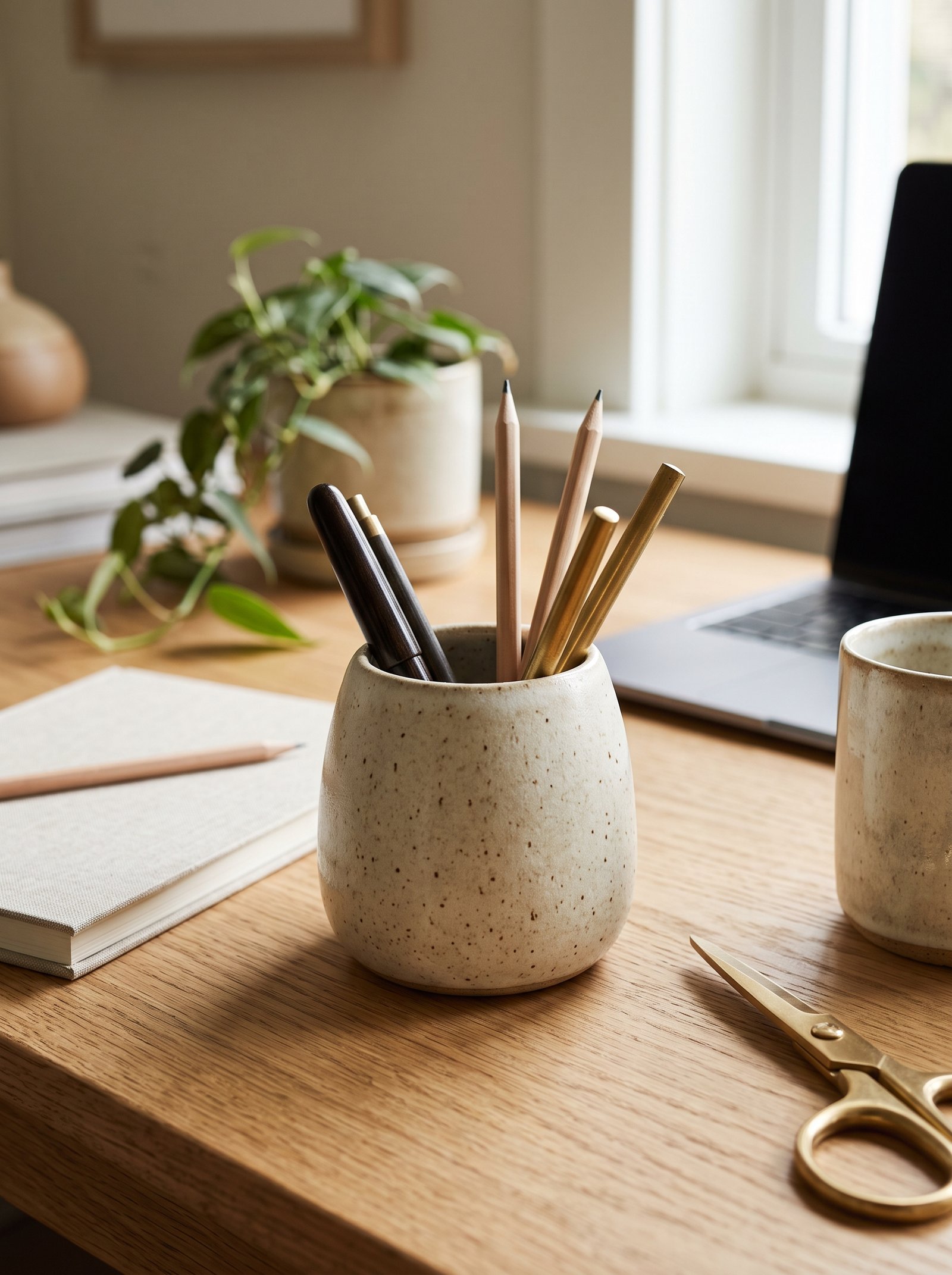 Use a ceramic pen holder