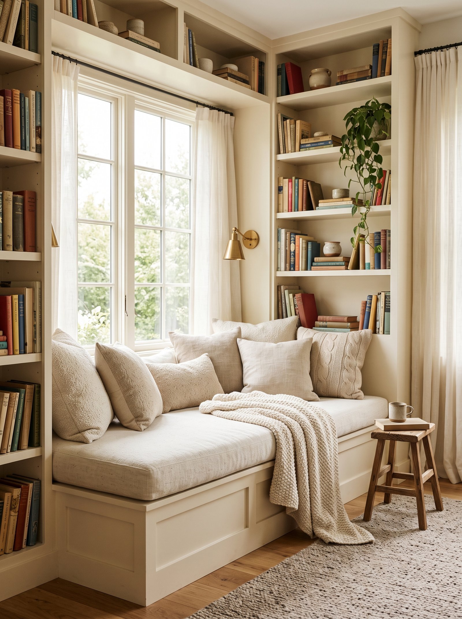 Install a built-in bench nook