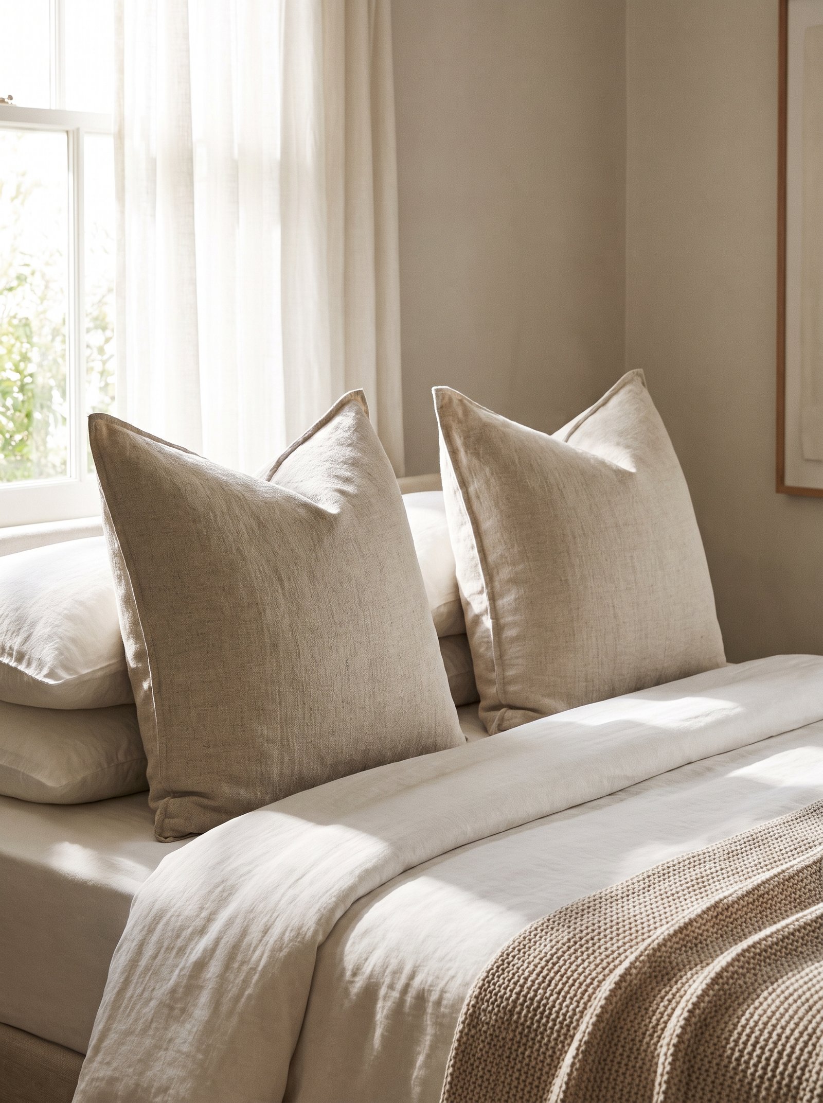 Thick plump duvet insert giving a bed a weighted hotel cloud appearance with substantial loft
