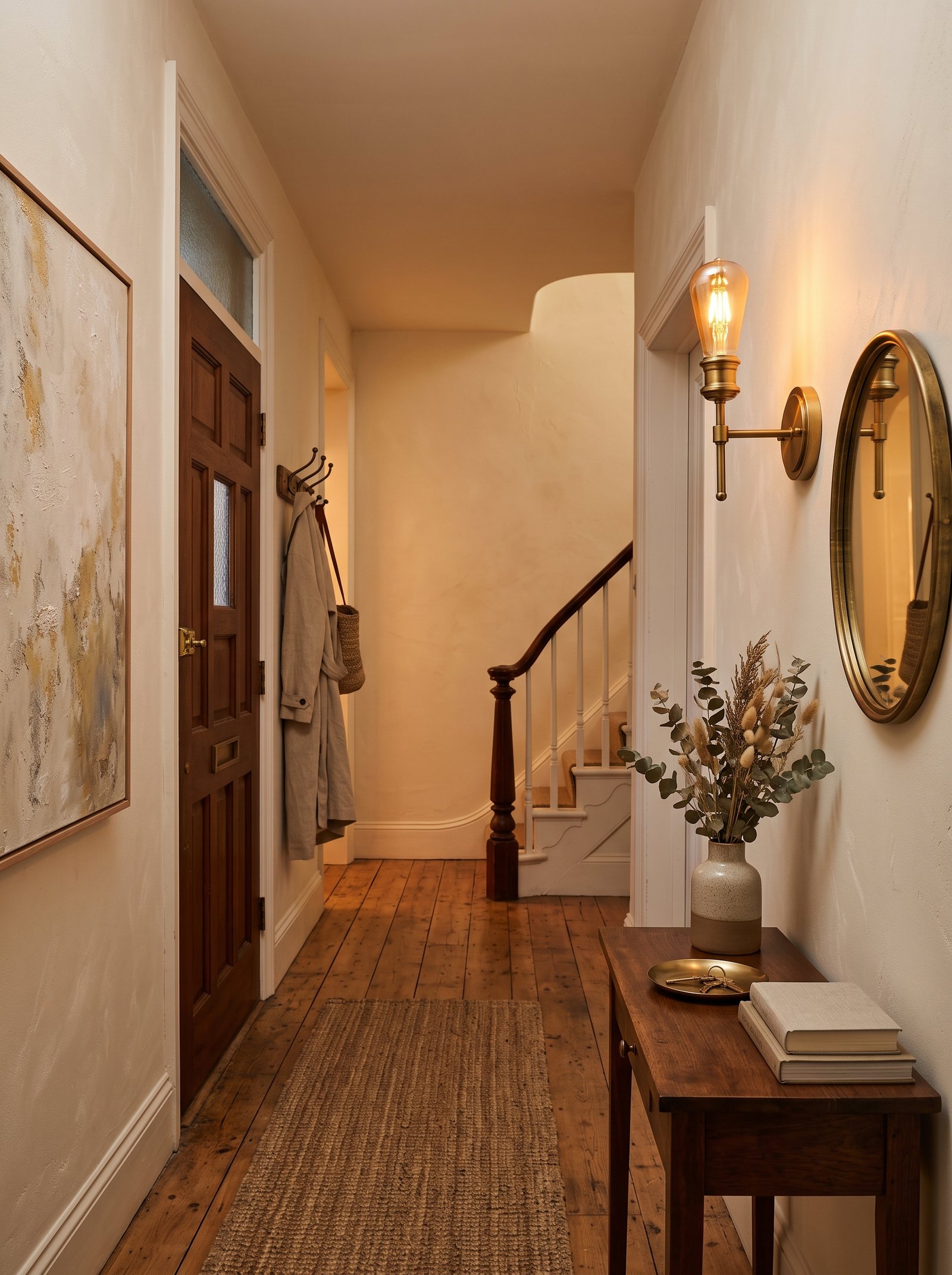 Mount a warm 2700K wall sconce