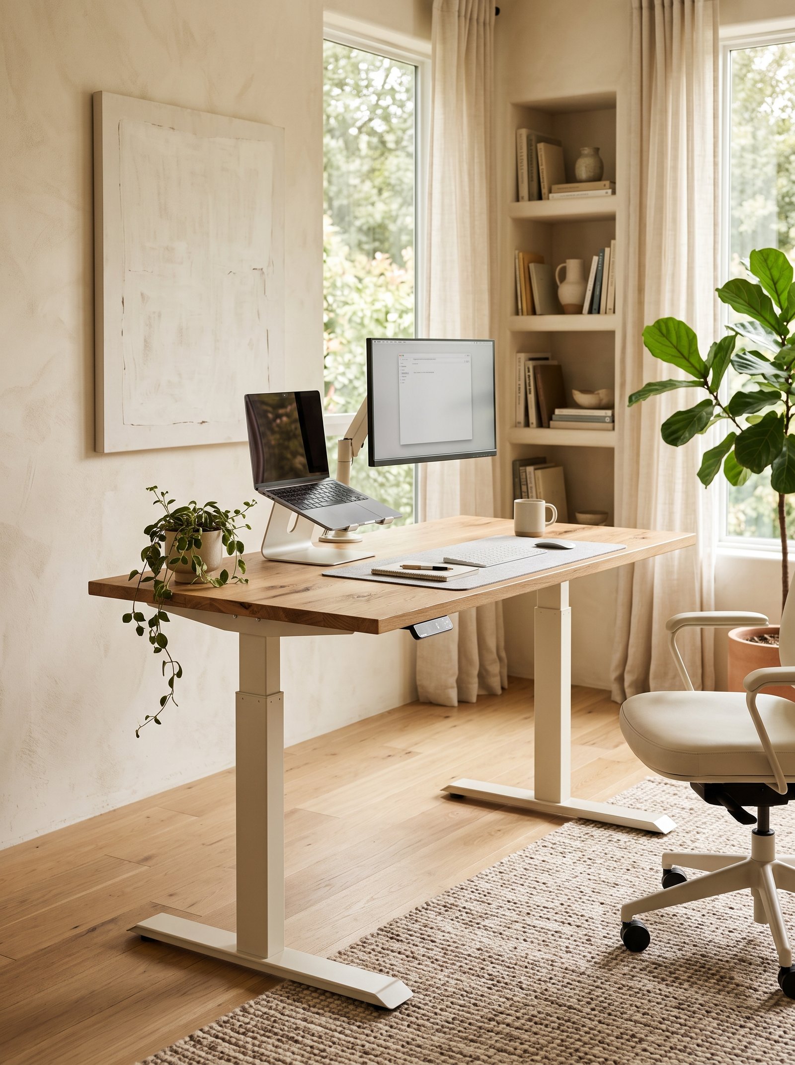 Try a standing desk option