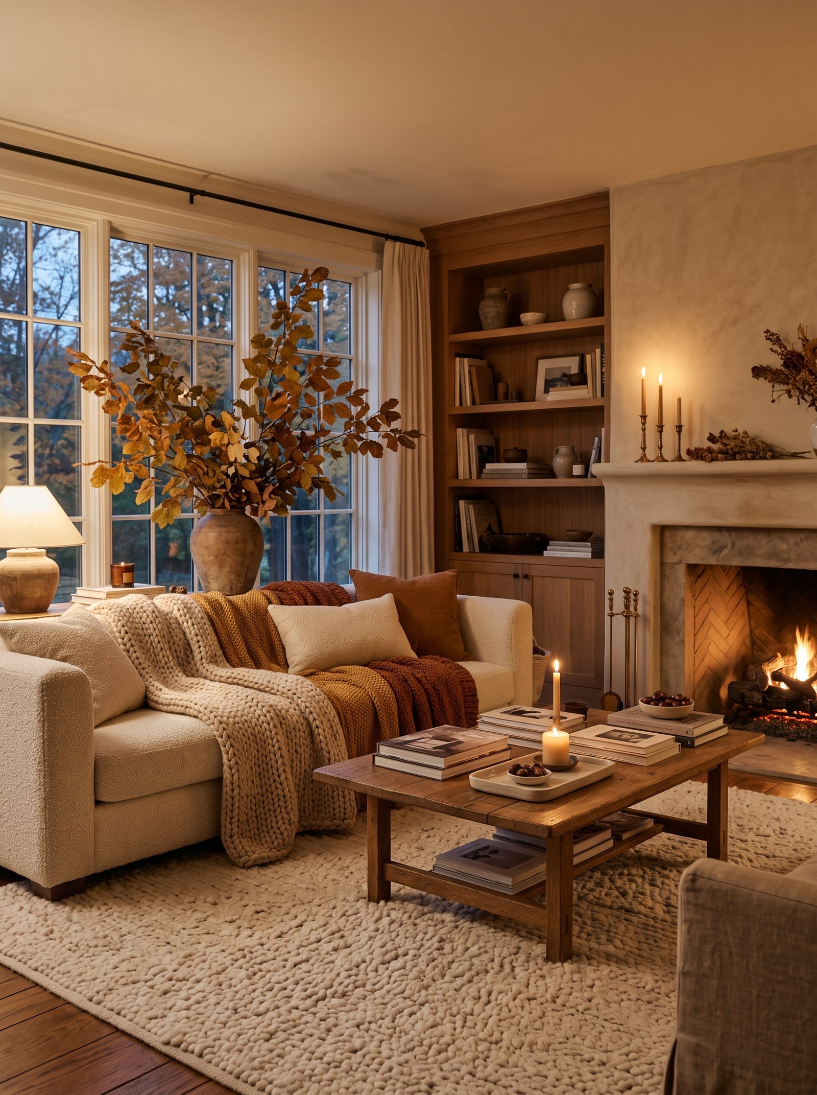 Dim the lights with 2700K warm bulbs