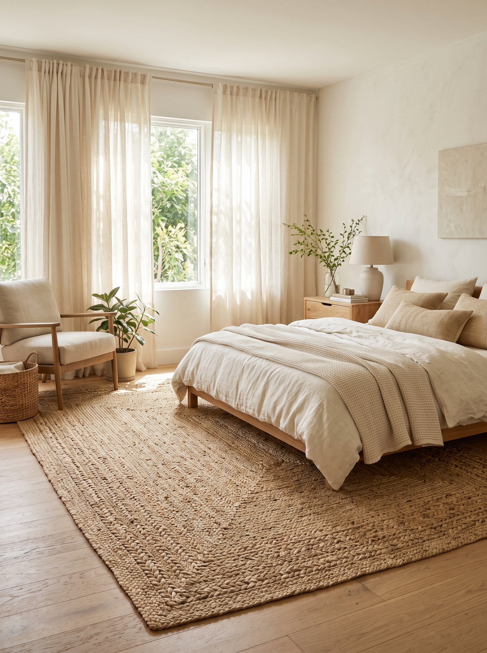 Swap wool rug for seagrass or jute