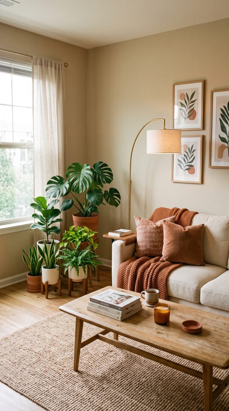 25 Ways to Style a Rental Living Room With Bad Beige Walls